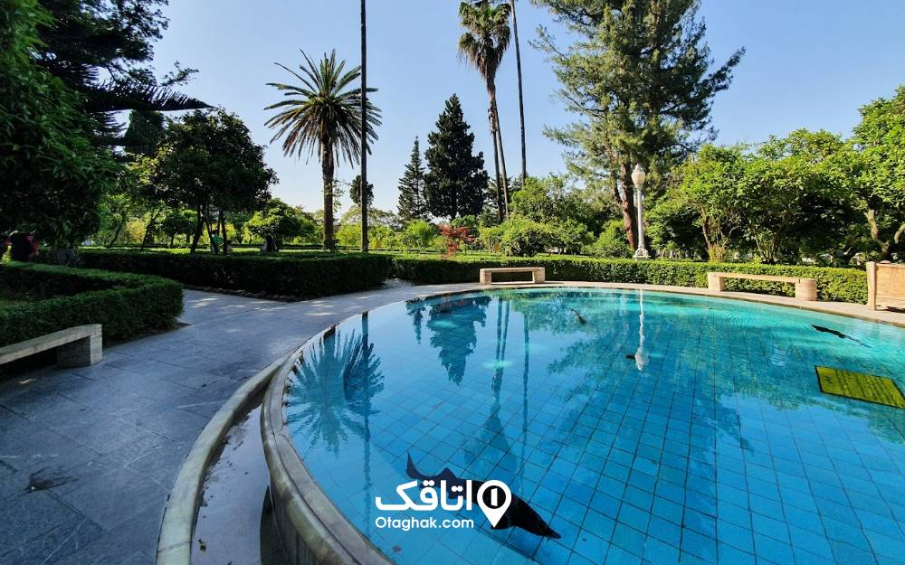 حوضچه آب کاخ مرمر رامسر