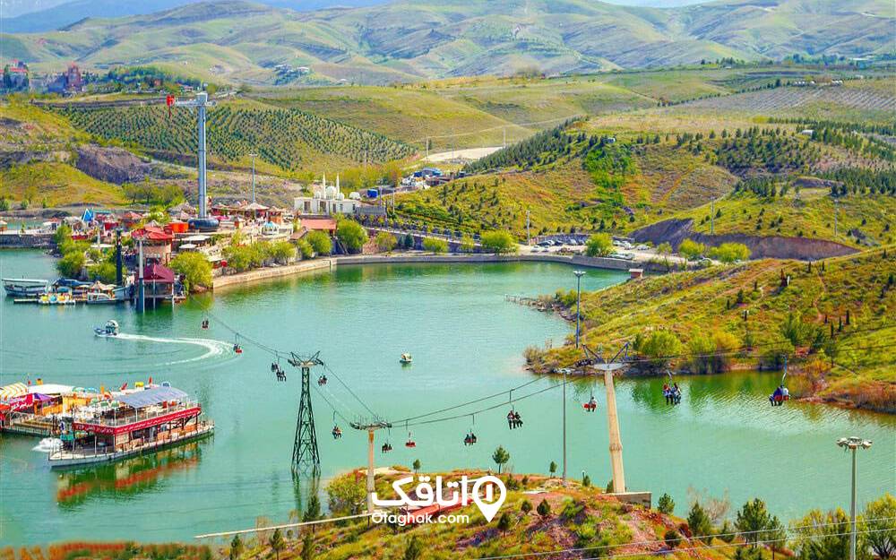 دریاچه بزرگ مجموعه گردشگری چالیدره