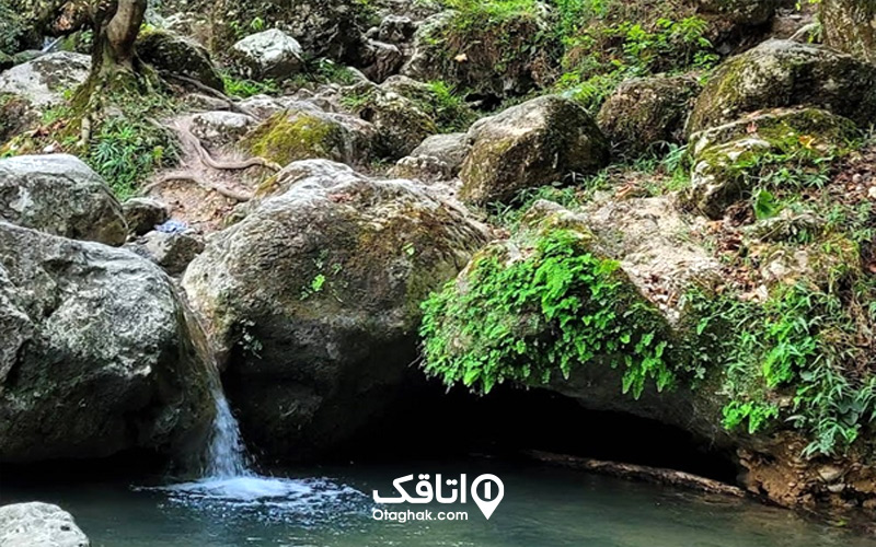 مسیر دسترسی به آبشار چلندر