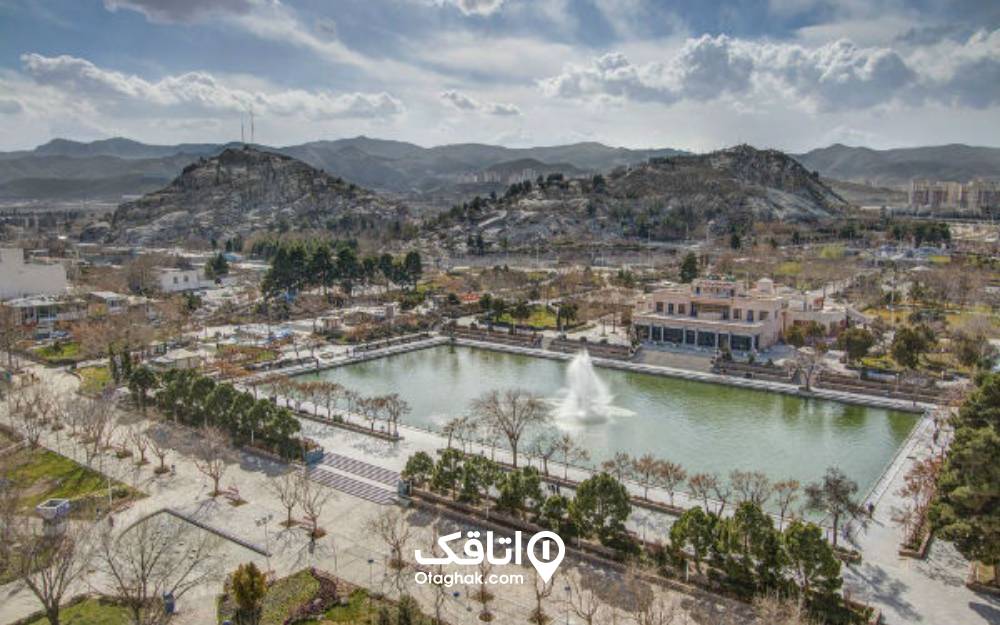 نمایی زیبا از پارک کوهسنگی مشهد