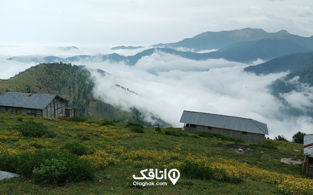 پدیده اقیانوس ابر در ییلاق سوئه چاله