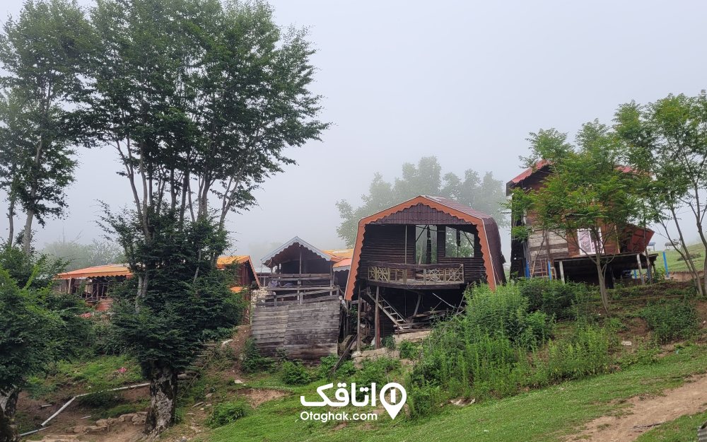 کلبه‌های روستایی در ییلاق سوئه چاله