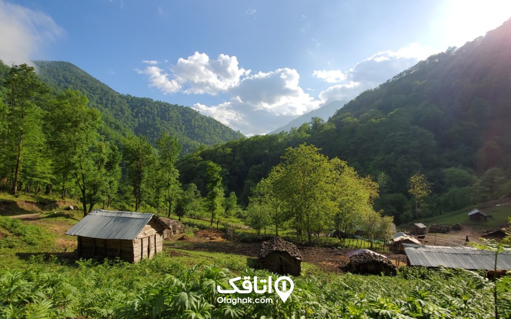 روستای زیبای شاندرمن در حوالی ییلاق سوئه چاله