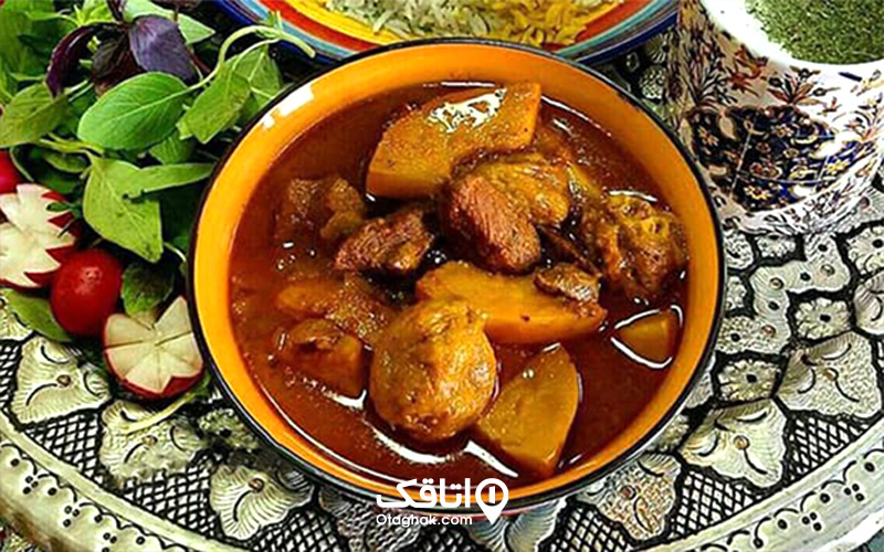 خورش به آلو