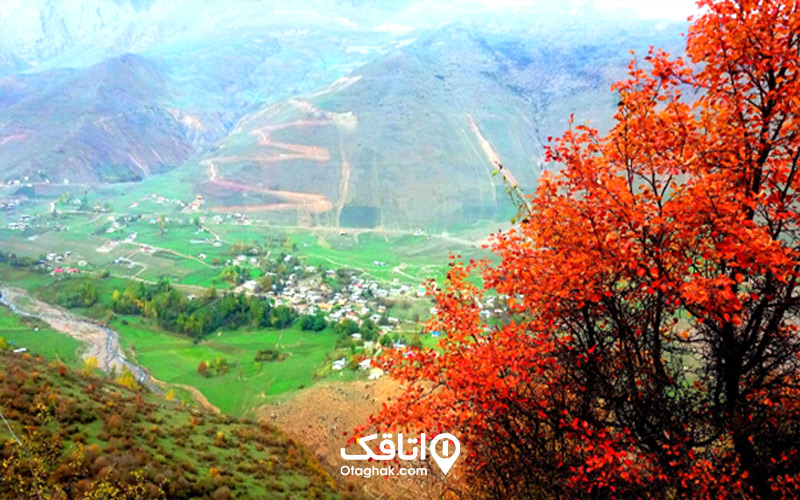 مسیر دسترسی به روستای دلیر