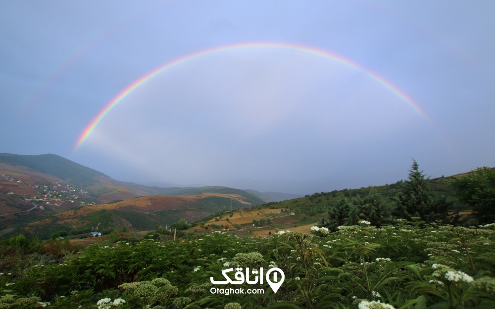 روستای زیبای سنگده با آب‌و‌هوایی مطبوع در اکثر روزهای سال