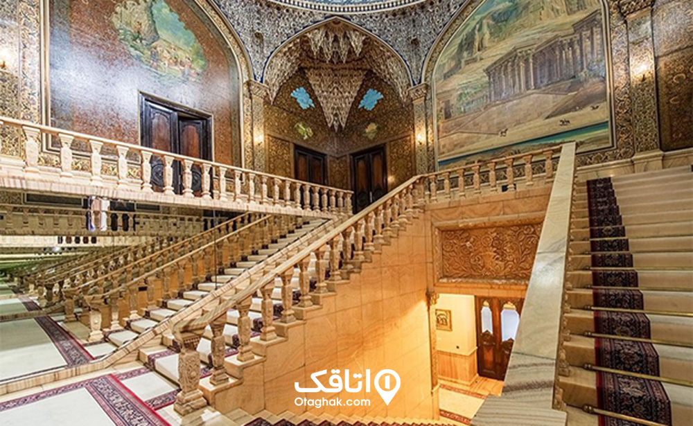 مسیر دسترسی به کاخ مرمر تهران