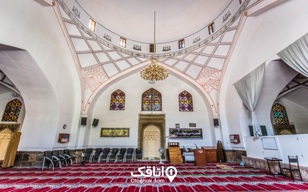 نمای فضای داخلی مسجد کبود ایروان 