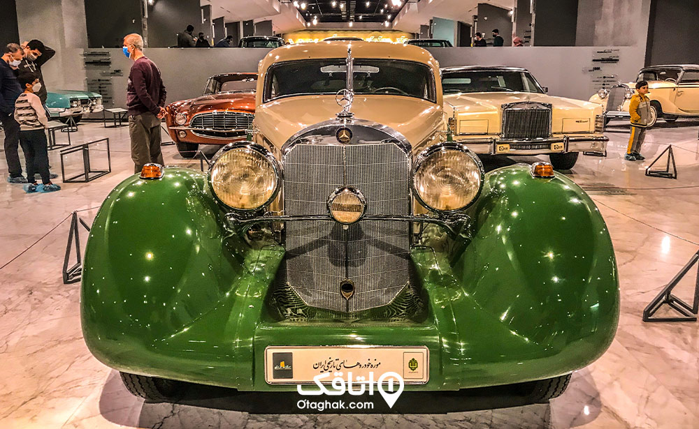 بنز k500 موزه خودروهای تاریخی ایران