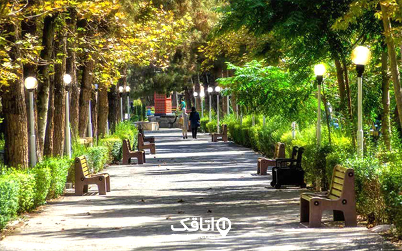 مسیر دسترسی به پارک ساعی تهران