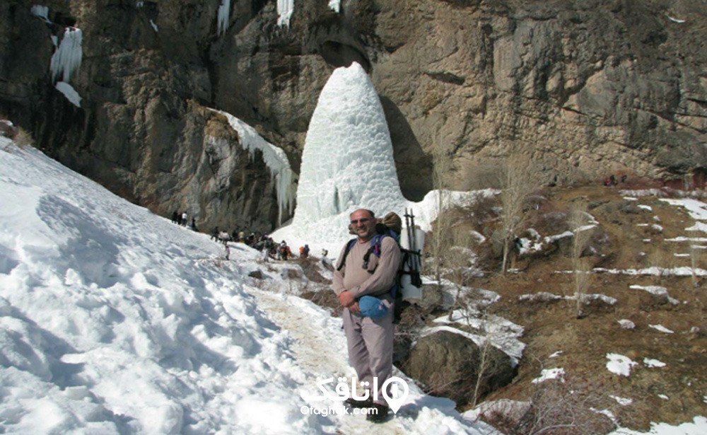 آبشار یخی سنگان
