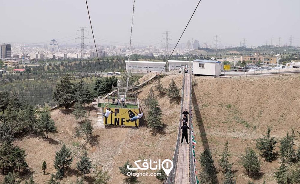 پل معلق برج میلاد