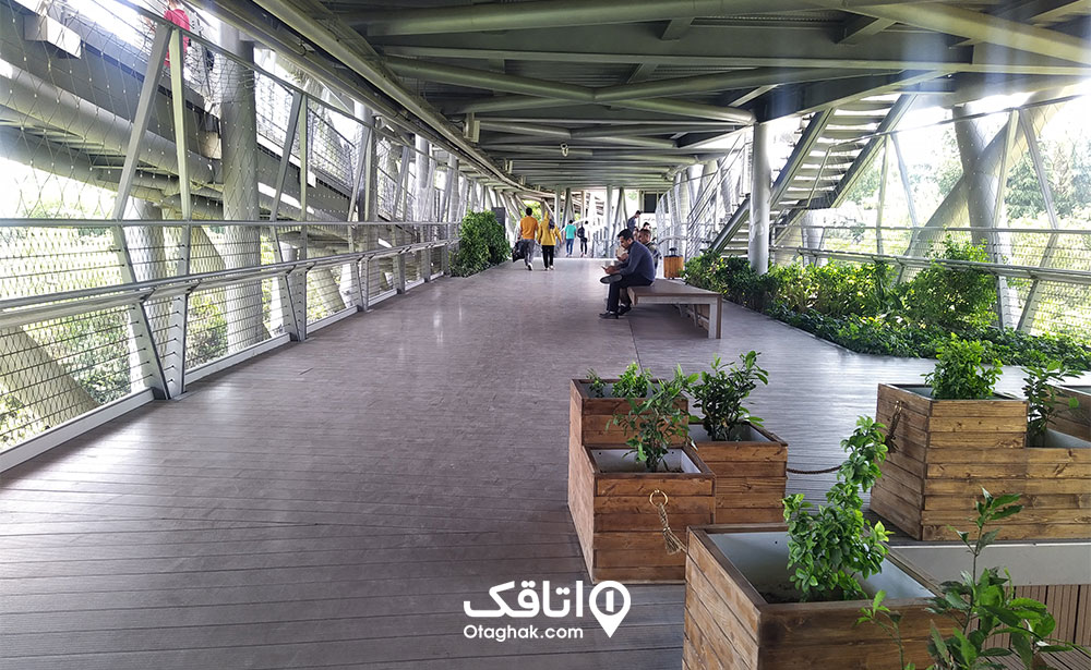 طبقات پل طبیعت تهران