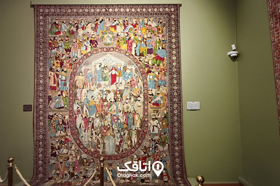 فرش مشاهیر، شاخص‌ترین فرش موزه فرش‌های اهدایی استاد ملول