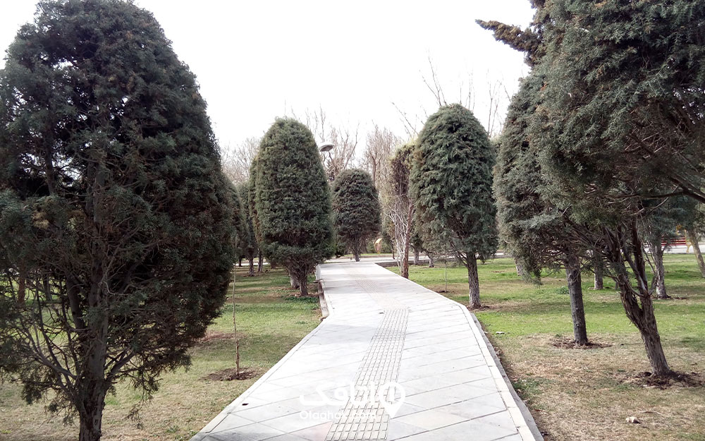 مسیر پیادهروی پارک بعثت