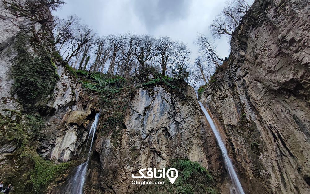 آبشار دوقلو روستای زیارت