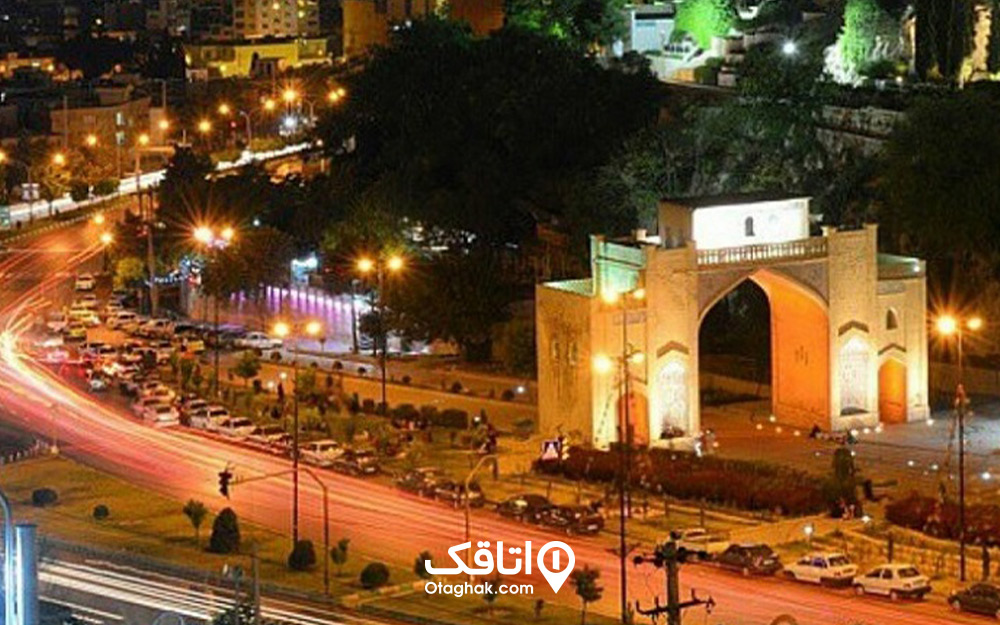 جاهای دیدنی شیراز در شب