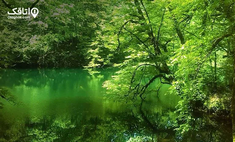 دریاچه بهشت مرزن‌آباد کجاست