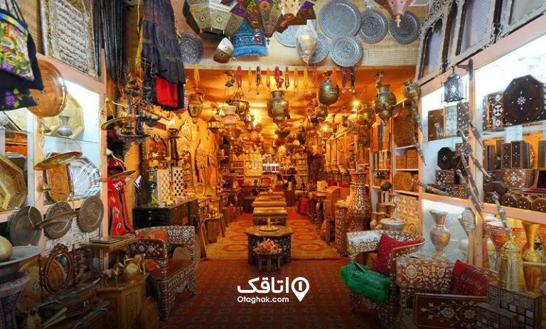 نمایی از داخل بازار قدیم بوشهر