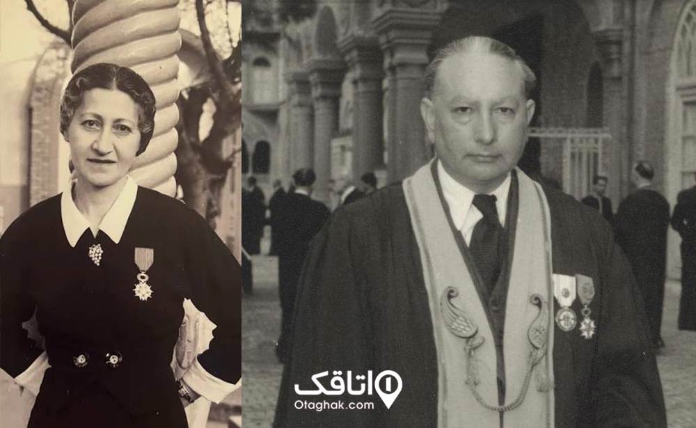 دکتر محسن مقدم و همسرش سلما کویومجیان